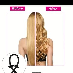 NWT Lot 2 Pink & Leopard print No-Heat Curling Kit Heatless Curls